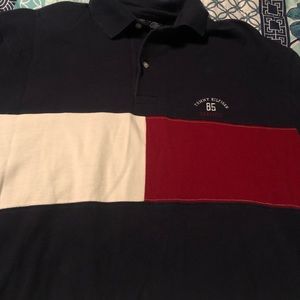 Tommy Hilfiger Color block Polo size Medium
